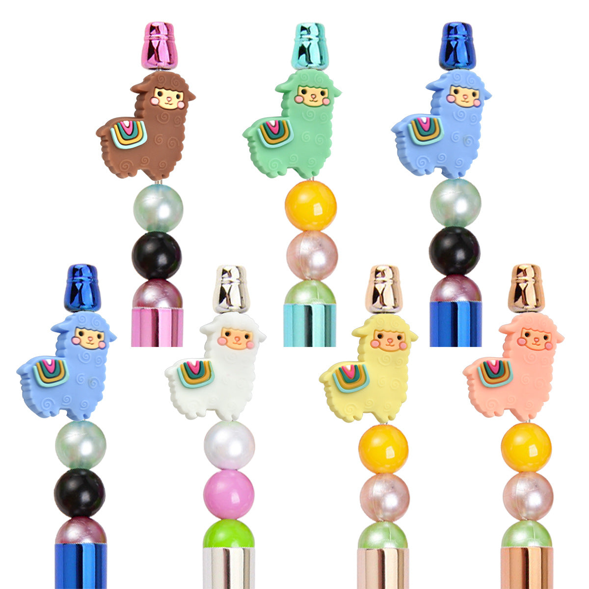 Cute Sheep Series Silicone Focus Beads Silicone Focus Beads