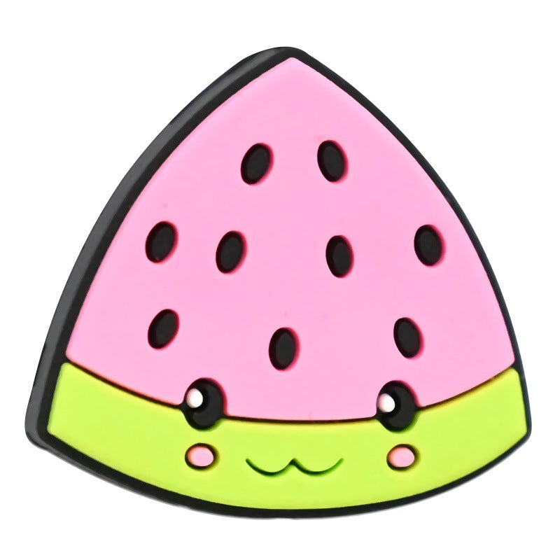 Cartoon fruit silicone focal beads