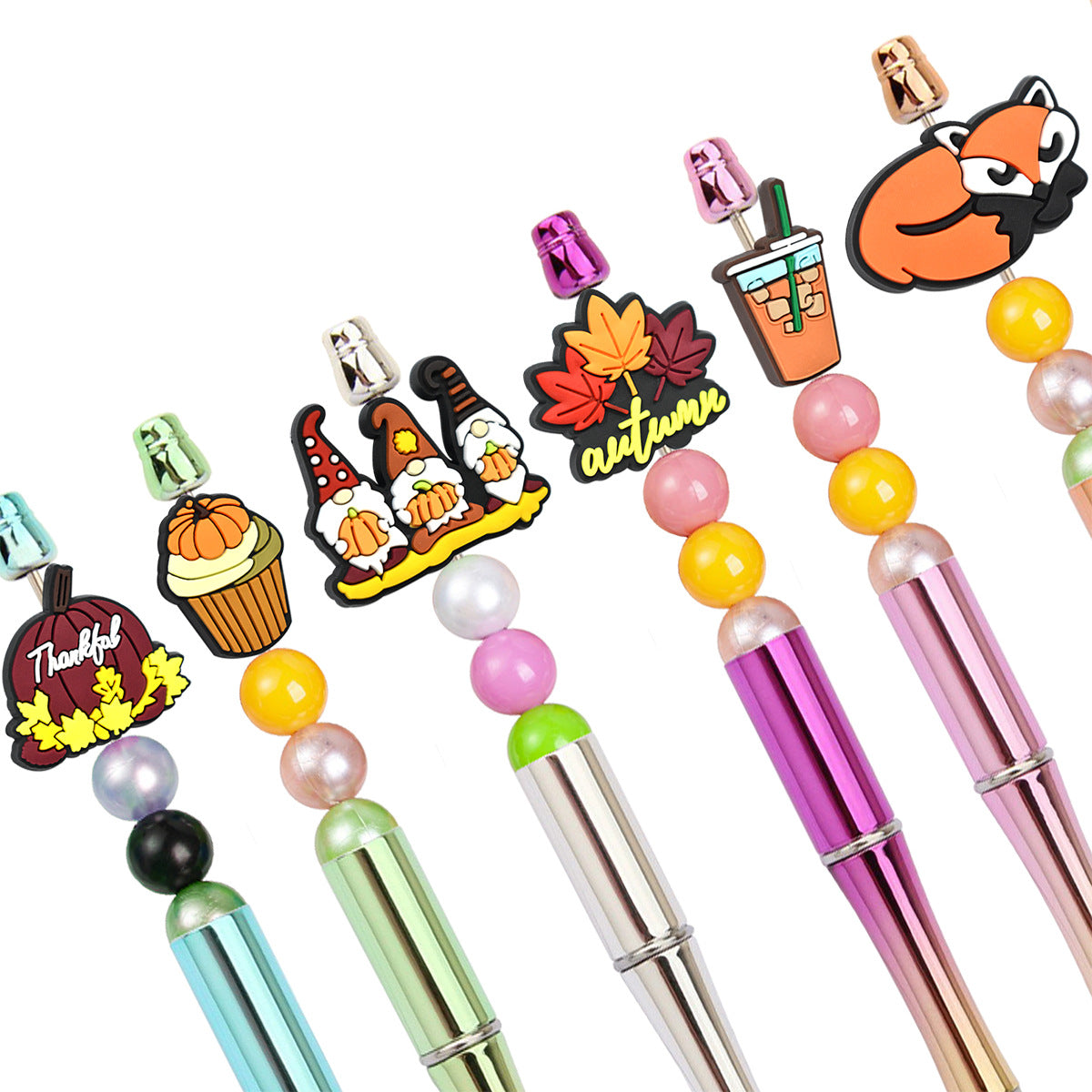 Orange Series Silicone Focal Beads