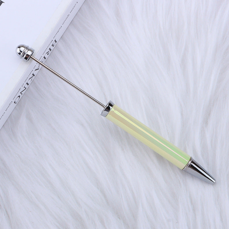 Colorful Electroplated Beaded Pen