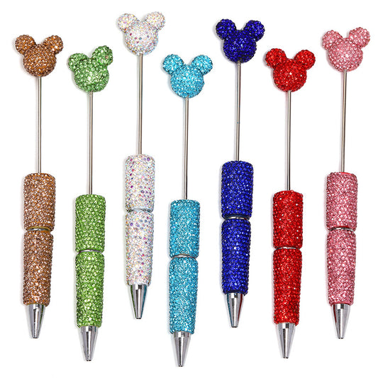 Solid Color Full Diamond Beaded Pen