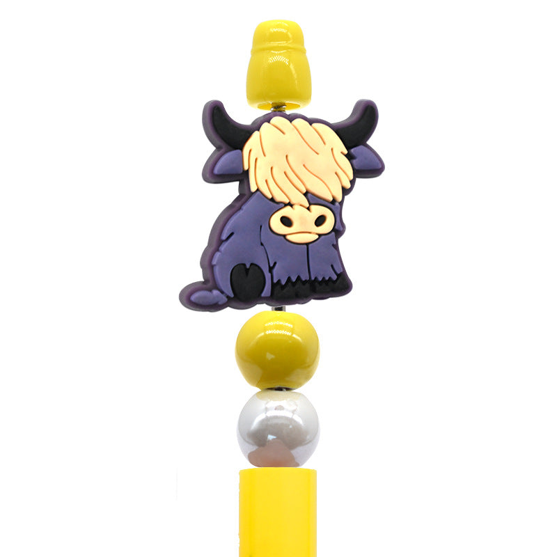 Cartoon Animal Series Silicone Focus Beads Silicone Focus Beads