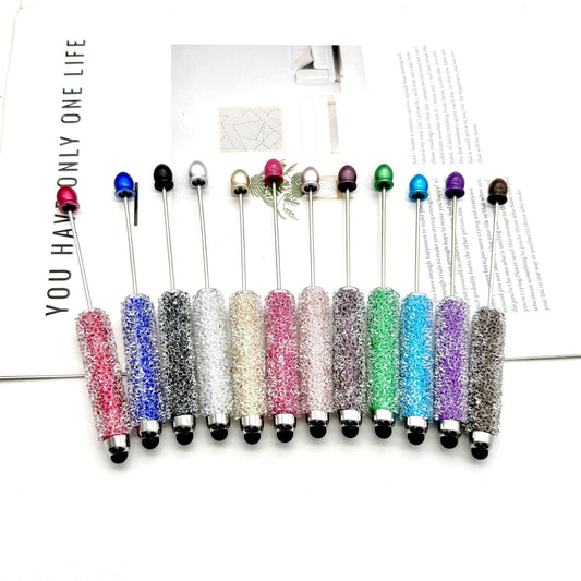 Resin Gypsophila Touch Screen Beaded Pen