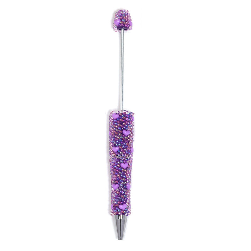 Heart Bubble Beaded Pen Lightweight