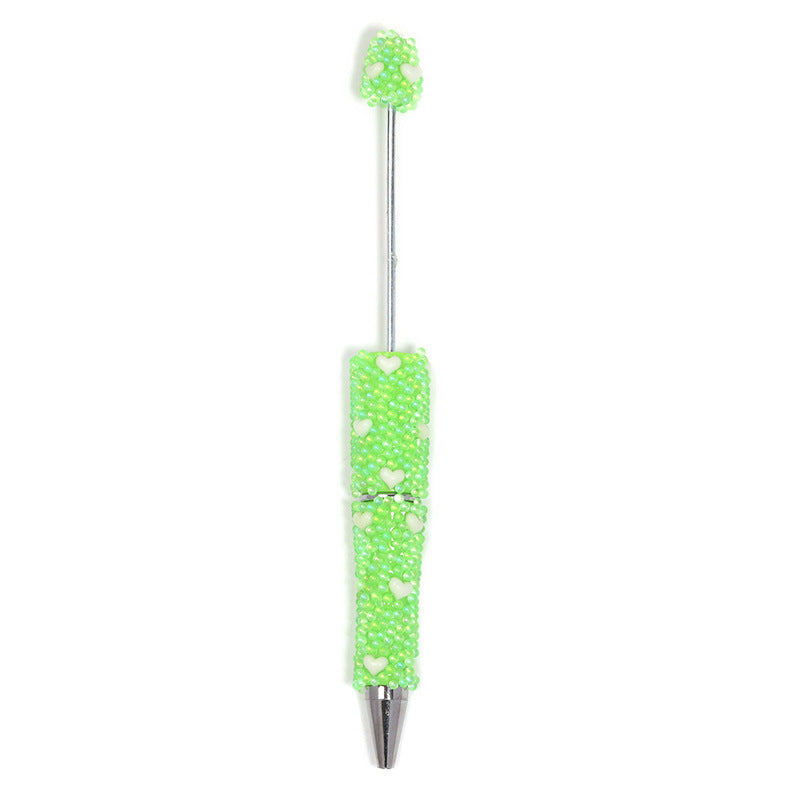 Heart Bubble Beaded Pen Lightweight