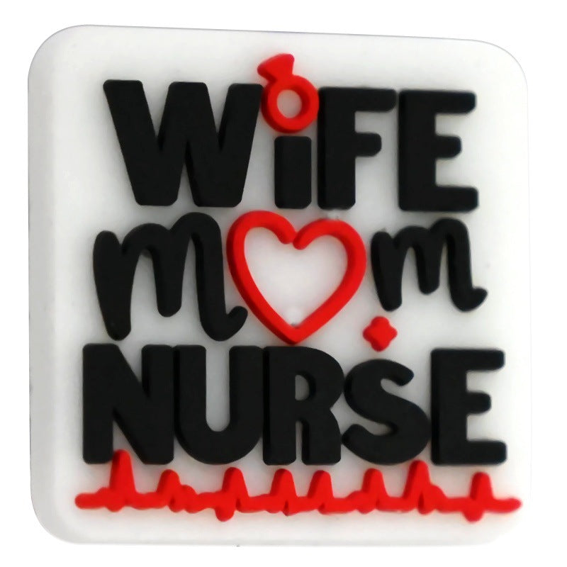 Mother's Day Series Silicone Focus Beads