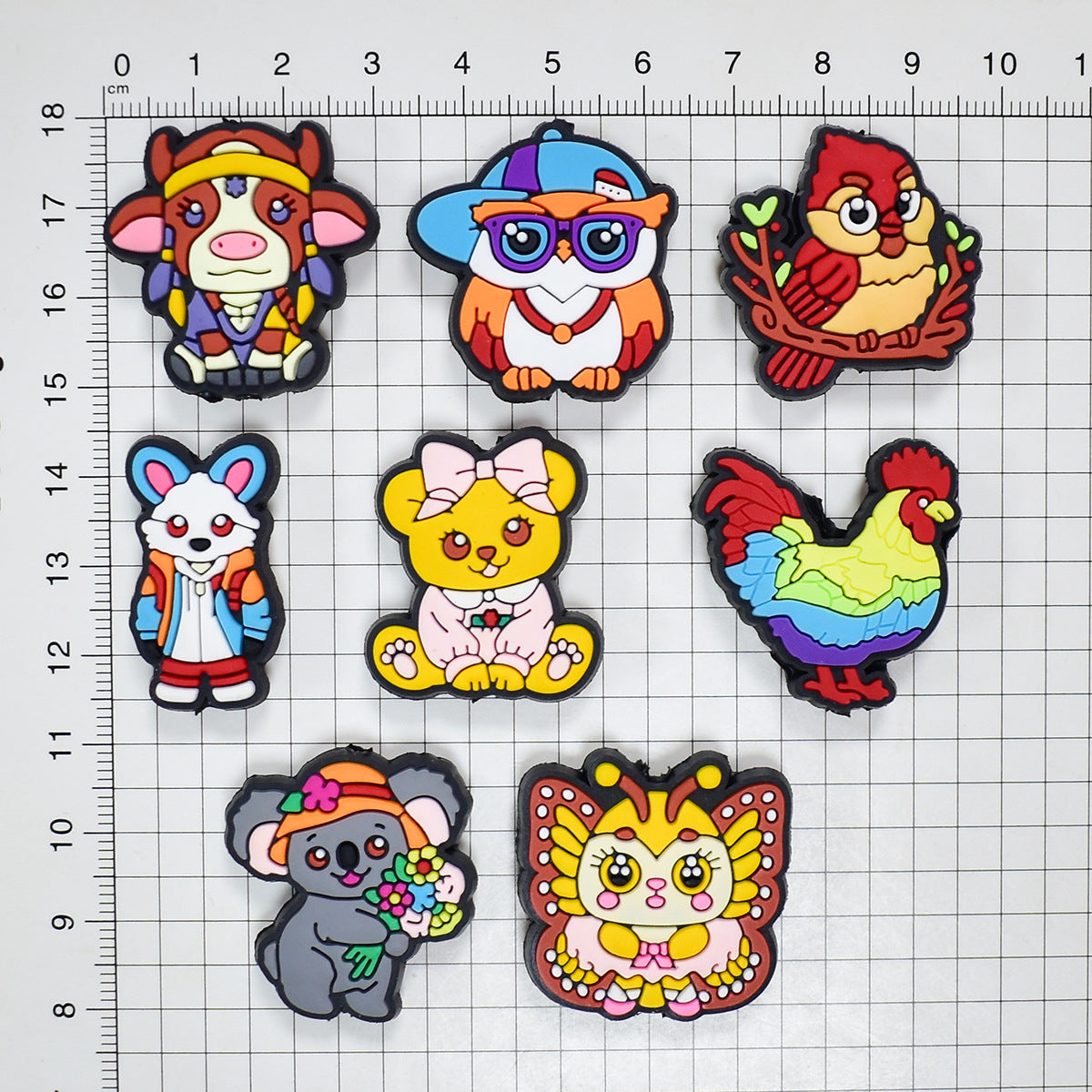 Cute Cartoon Small Animals Silicone Focal Beads