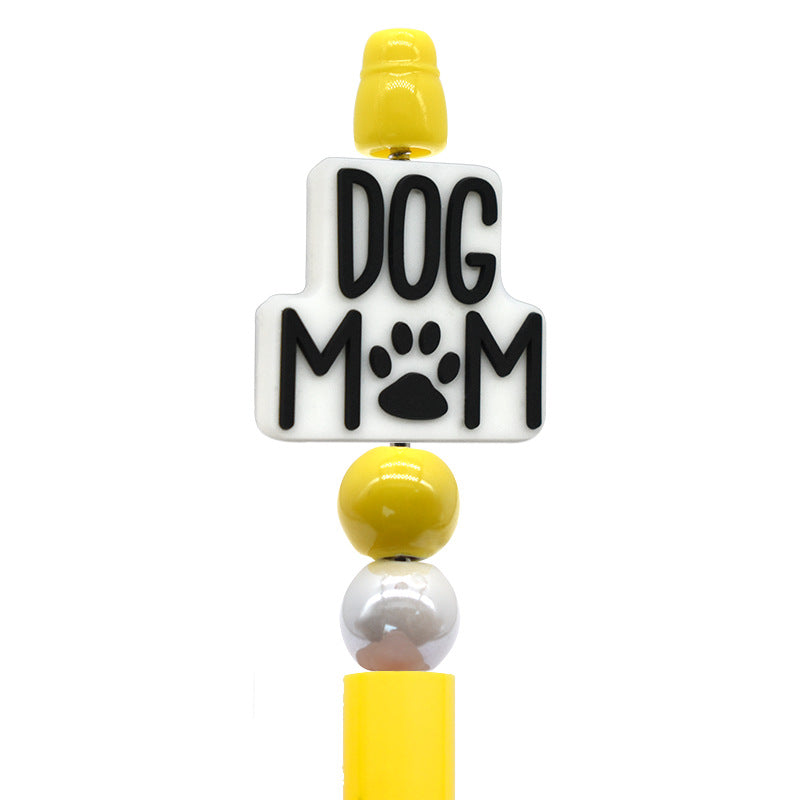 Cartoon Cute Animal Beaded Pen Silicone Focal Beads