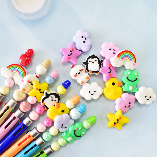 Cute Cartoon Series Silicone Focus Beads Silicone Focus Beads