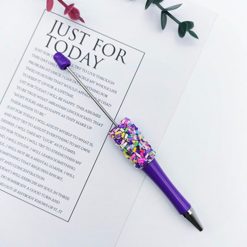 Rainbow Candy Beaded Pen