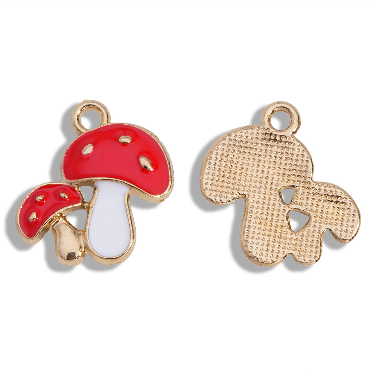 Cartoon Multicolor Double Mushroom Pendant