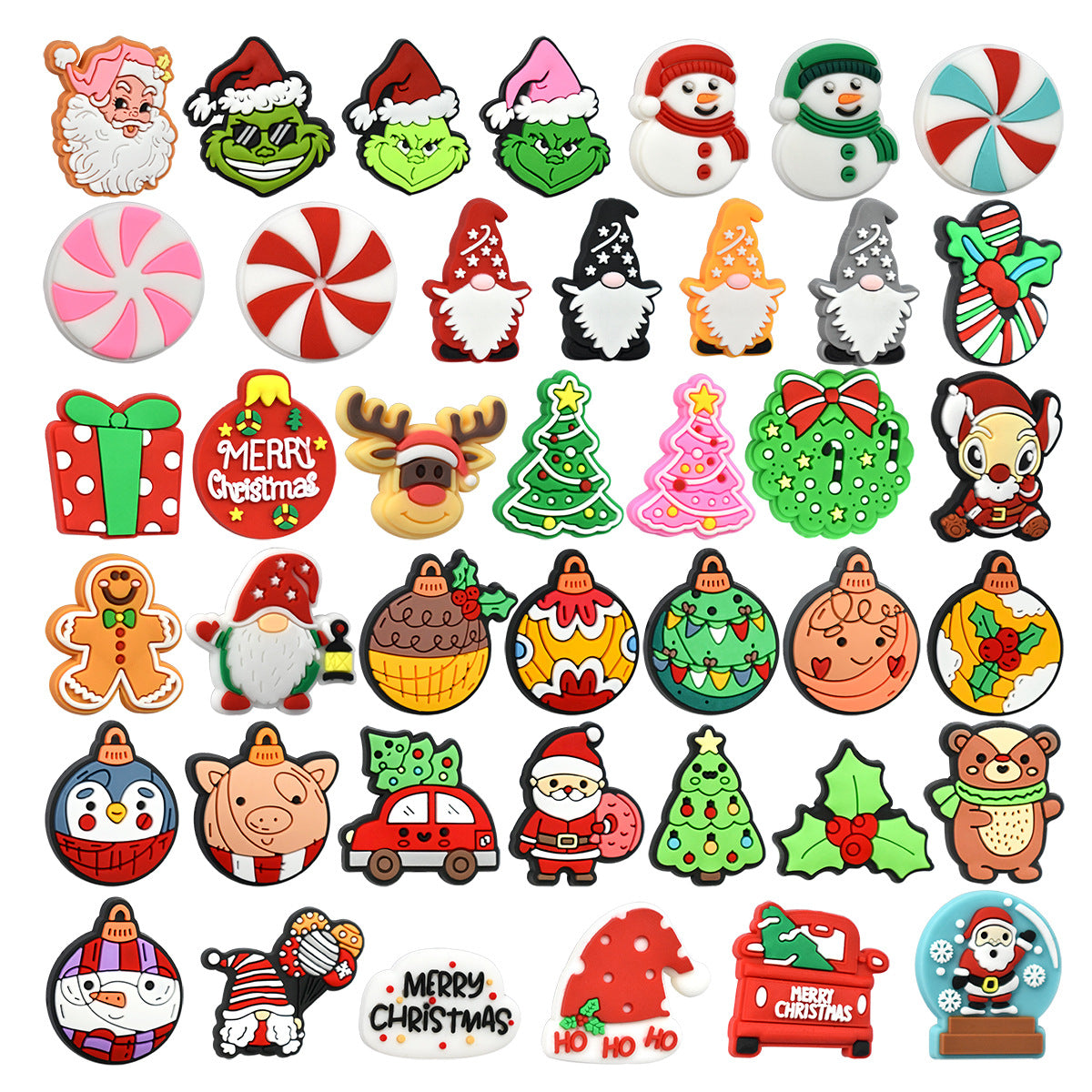 High-Value Christmas Series Silicone Focal Beads Silicone Focal Beads