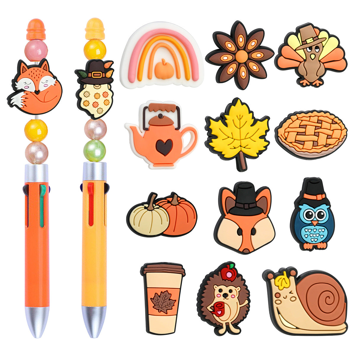 Thanksgiving Series Silicone Focal Beads