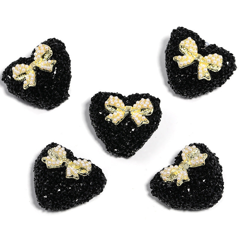 Heart-shaped Soft Sugar Candy Bowknot Beads