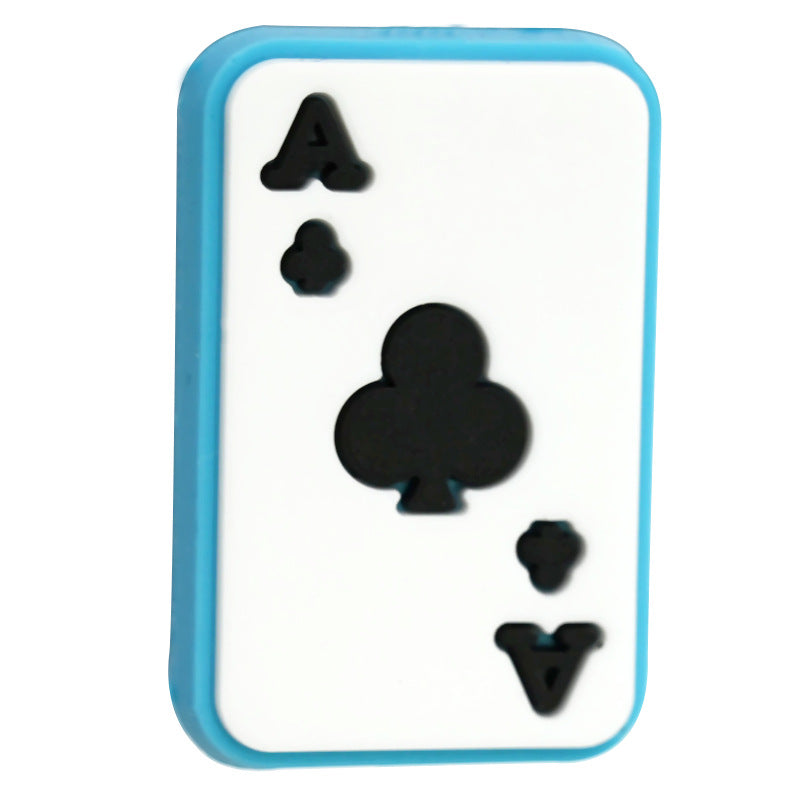 Playing Card Series Silicone Focal Beads