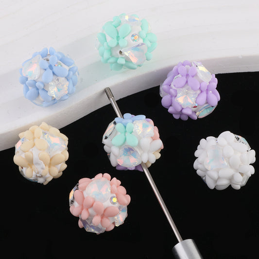 Zircon Butterfly Flower Cluster Ball Diamond Ball