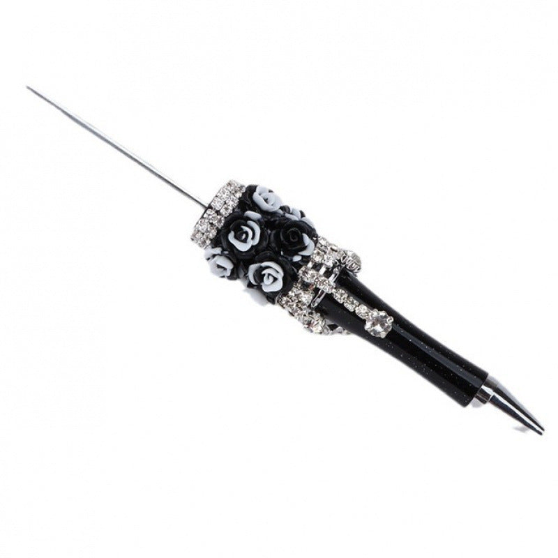 Flower beadable pen