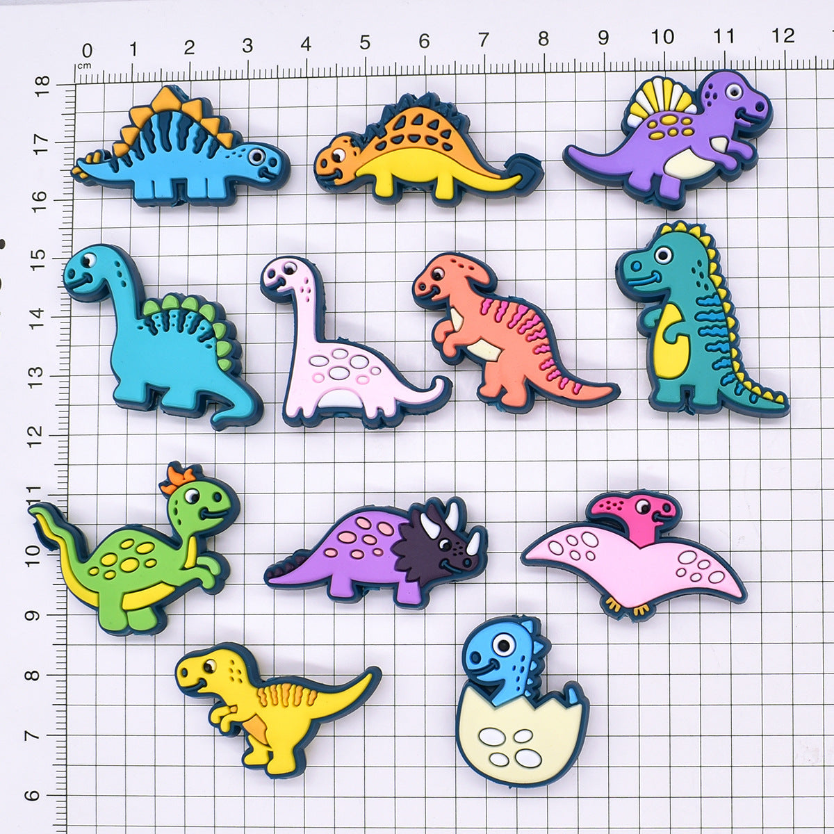 Cute Dinosaur Series Accessories In Stock Silicone Focus Beads Silicone Focus Beads