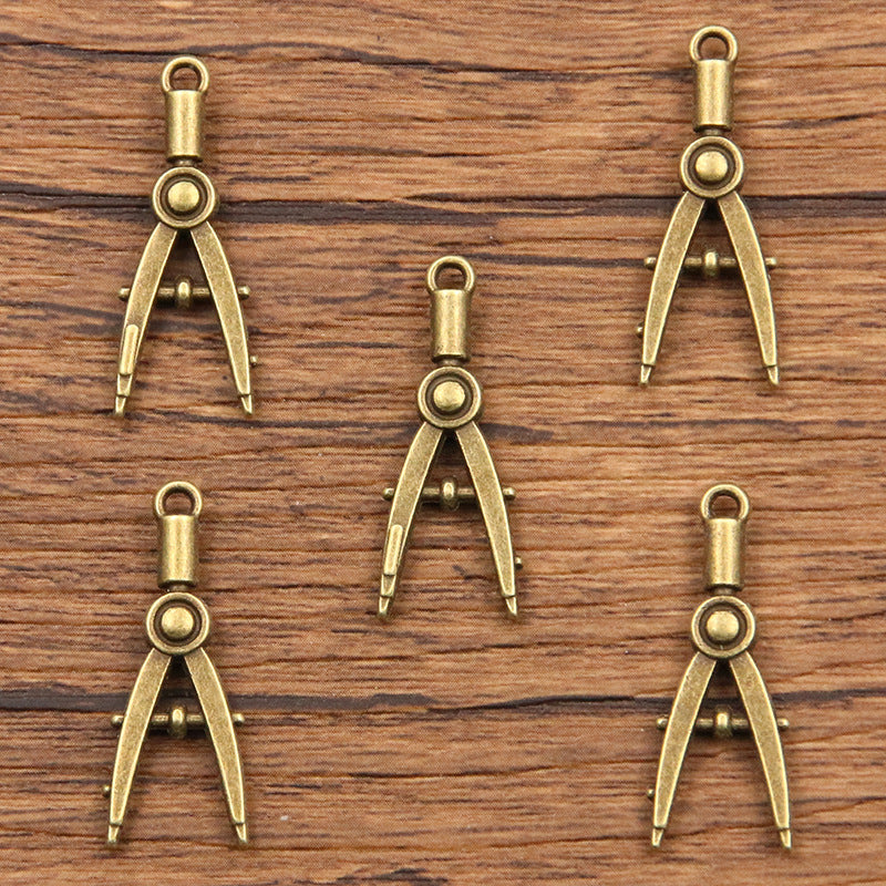 2 Colors 11X28mm Student Learning Charm