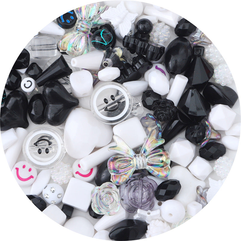 Multi-color Mixed Baroque Style Acrylic Beads