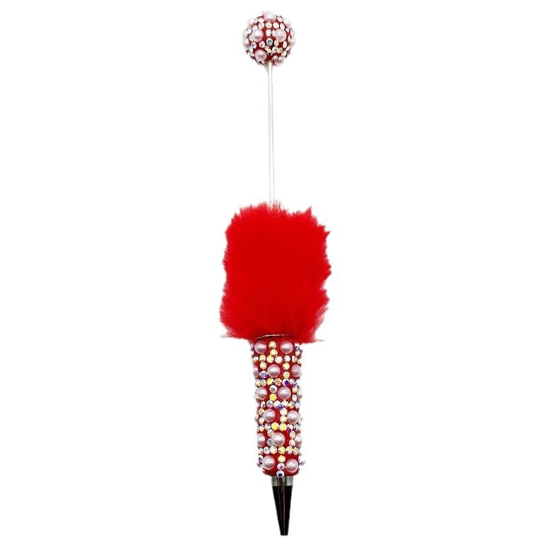 Heavy Craft Plush Pearl Full Diamond Pen