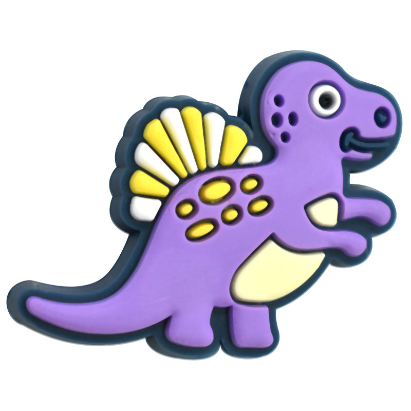 Cute Dinosaur Series Accessories In Stock Silicone Focus Beads Silicone Focus Beads
