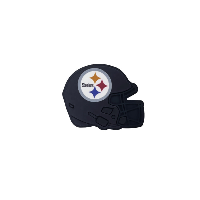 NFL Team Silicone Focal Beads American Football