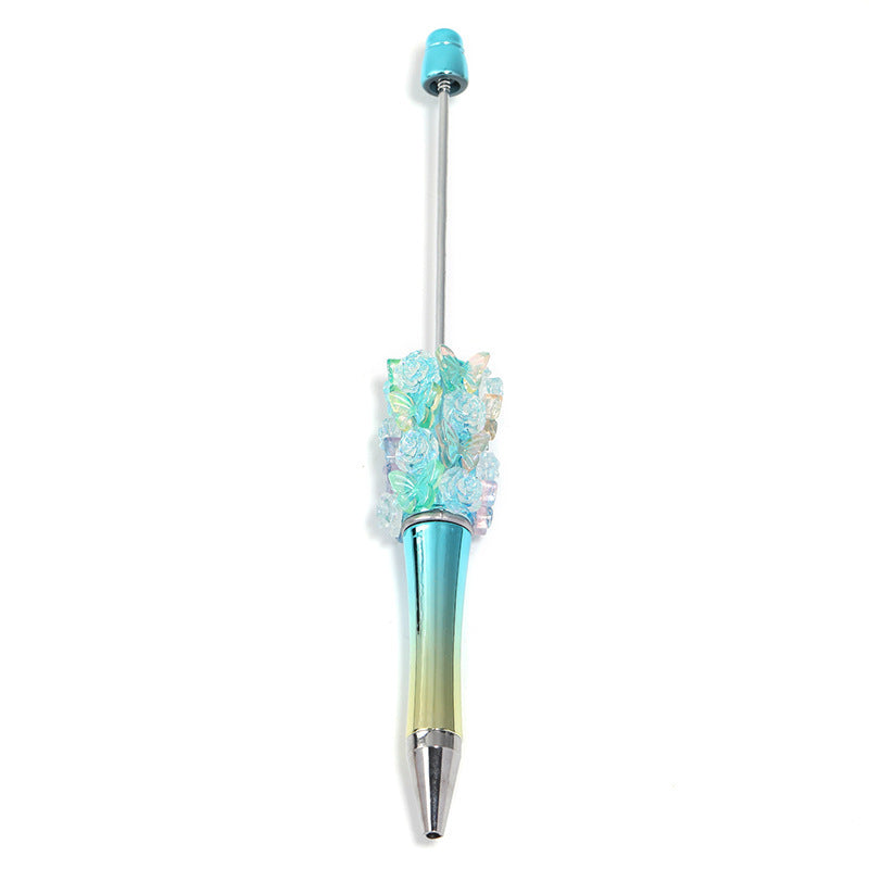 Flower Butterfly Beaded Pen
