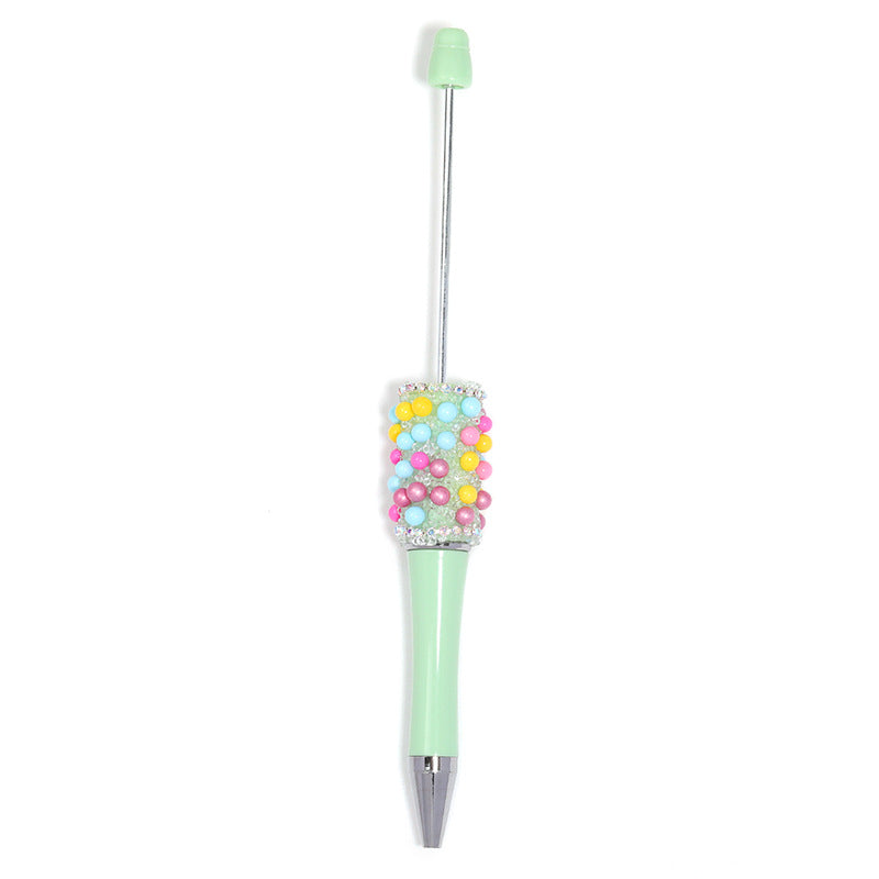 Colorful Stringed Pearls Pen