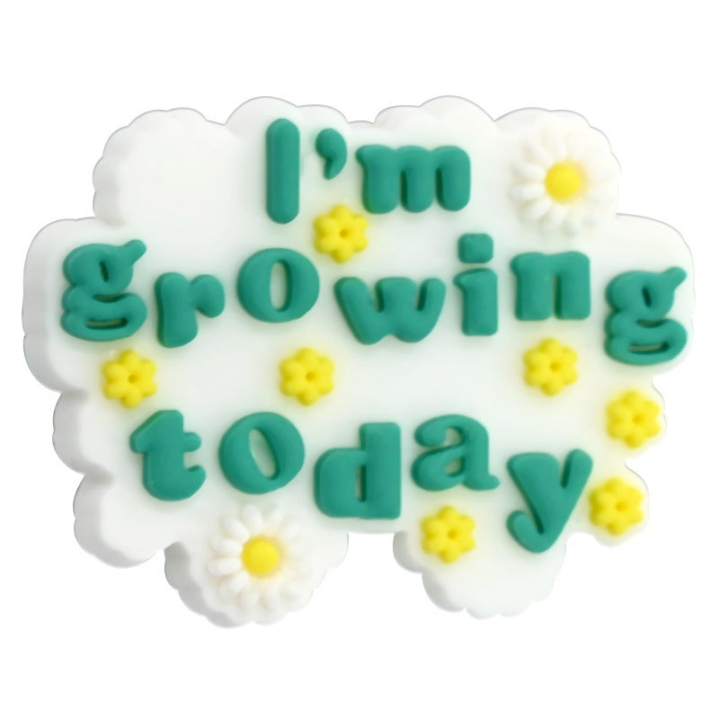 English Phrases Silicone Focus Beads Silicone Focus Beads
