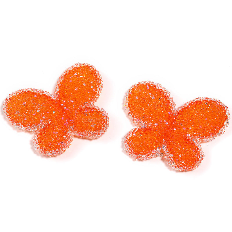 Colorful Sugar Butterfly Full Diamond Through Hole Beads