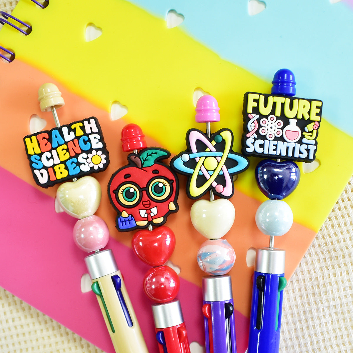 Creative Cartoon PVC Soft Rubber Student High-Value Focus Bead Accessories Silicone Focus Bead Silicone Focus Bead