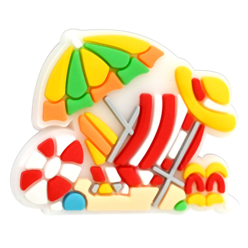 Summer Beach Series Accessories Silicone Focus Beads Silicone Focus Beads