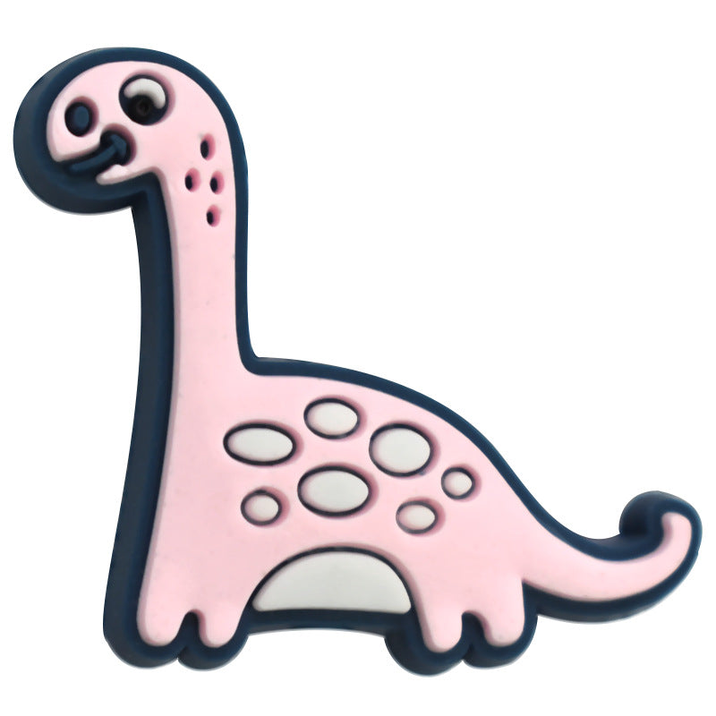 Cute Dinosaur Series Accessories In Stock Silicone Focus Beads Silicone Focus Beads