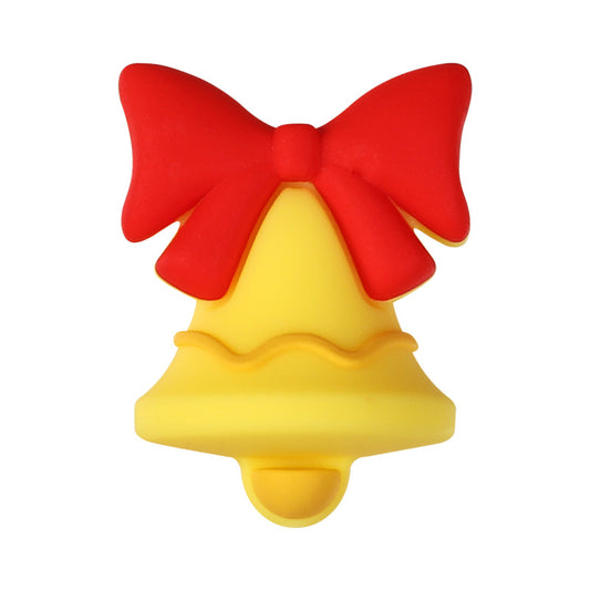 Christmas bell with red bow