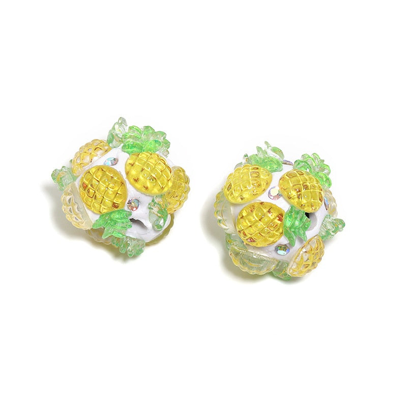 20 mm fruit fancy clay beads