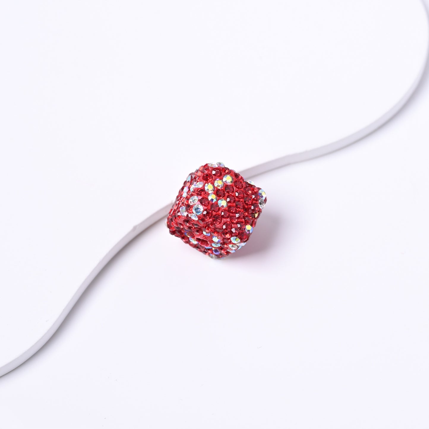 Cube AB Color Clay Beads