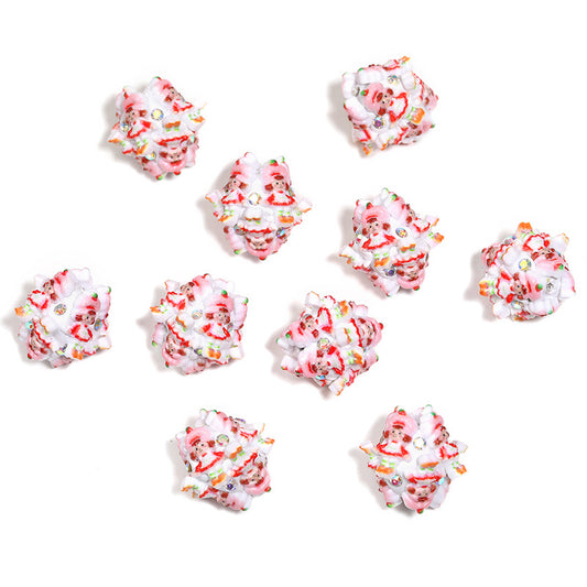 22mm strawberry short cake character beads