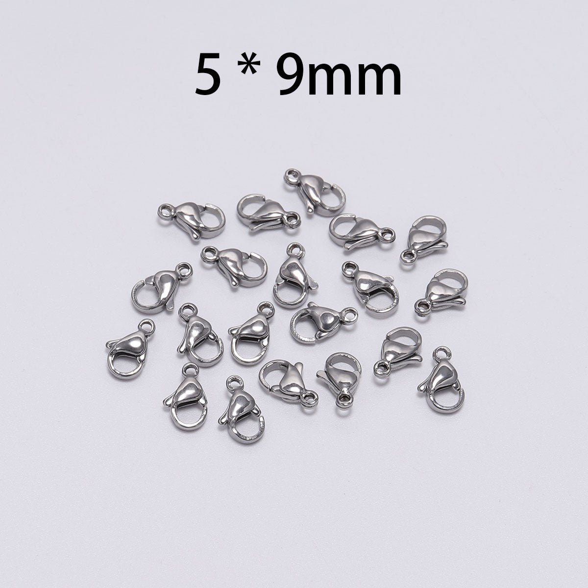 Keychain Hooks with Key Rings.Metal Swivel Lobster Claw Clasps