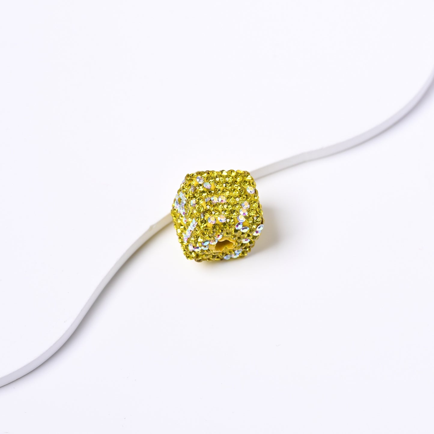 Cube AB Color Clay Beads