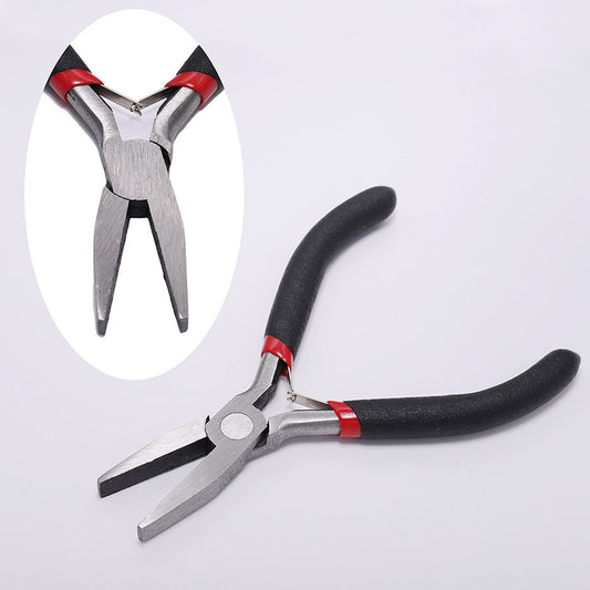 black flat nose pliers