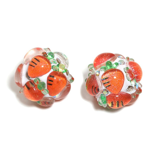 20 mm fruit fancy clay beads