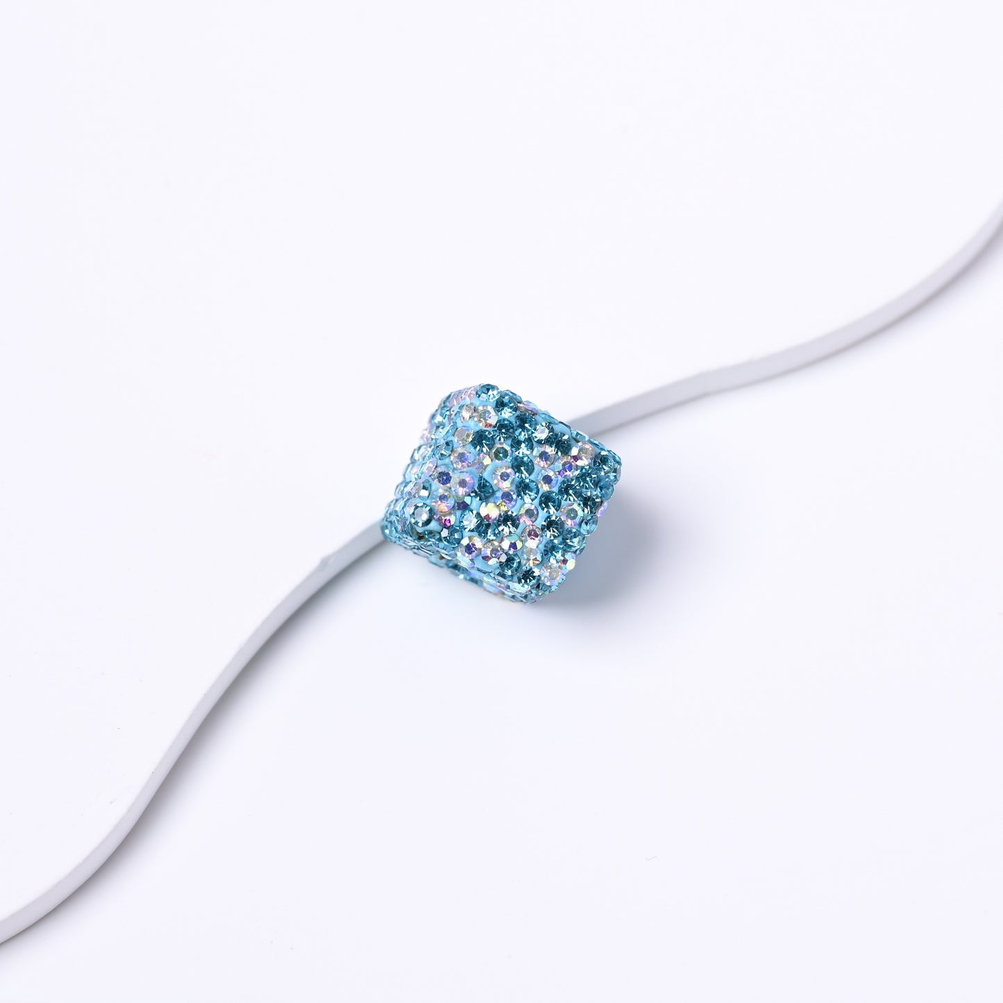 Cube AB Color Clay Beads