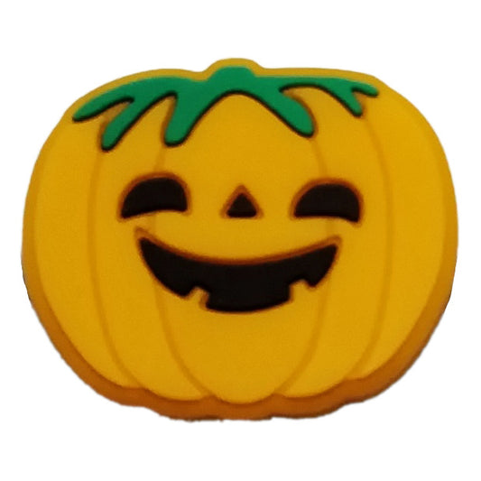 Halloween Series Silicone Focal Beads-pumpkin