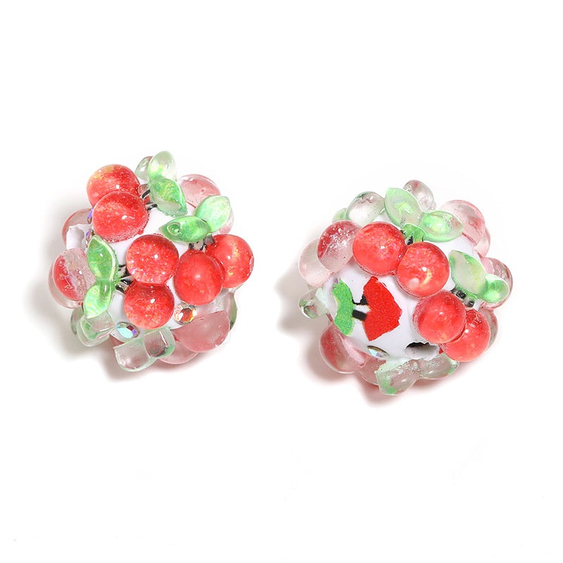 20 mm fruit fancy clay beads