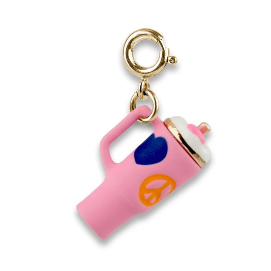 Pink water cup charm