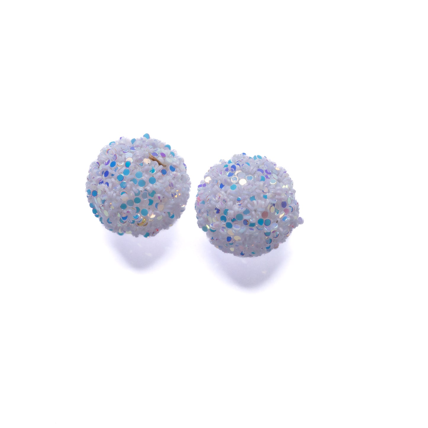 50 pcs Sequin Round Bead with Straight Hole Sugar Beads
