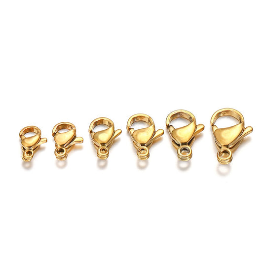 Keychain Hooks with Key Rings.Metal Swivel Lobster Claw Clasps