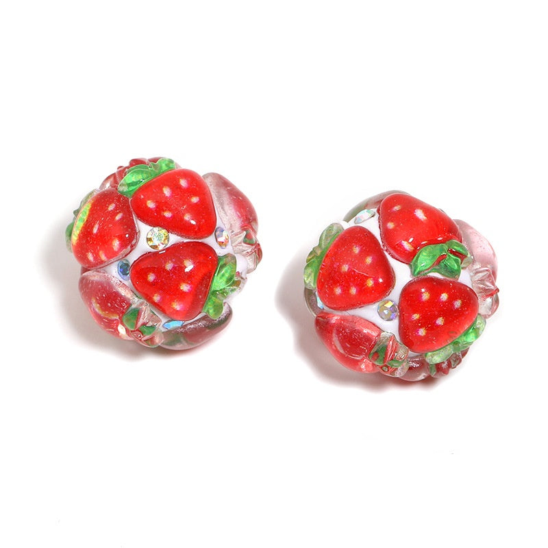20 mm fruit fancy clay beads