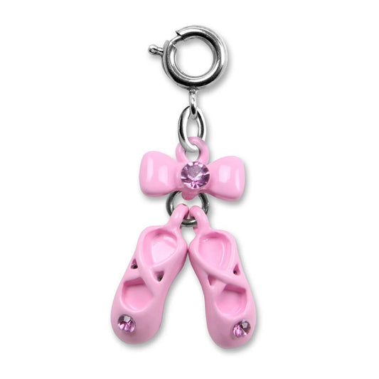 Pink slippers charm